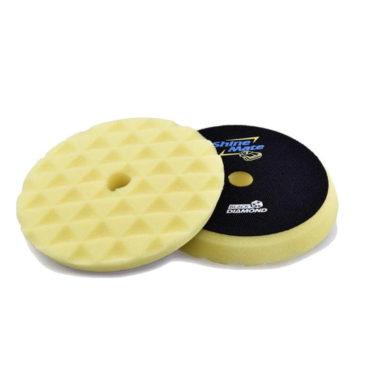 Shinemate Yellow High Cutting foam pads (5
