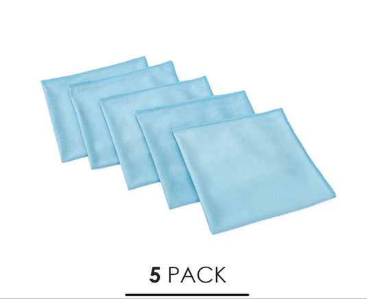 [Smooth Glass Flip] Microfiber Glass Towels (8 in. x 8 in., 1000 gsm) 3 pack