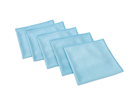 The Rag Company 16x16 Microfiber Towel BLUE 4PACK Super Soft Detailing  Fabric