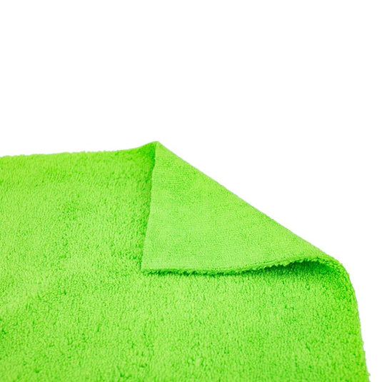 The Rag Company Creature Edgeless Dual Pile Microfiber Towel 16x16 Lime Green