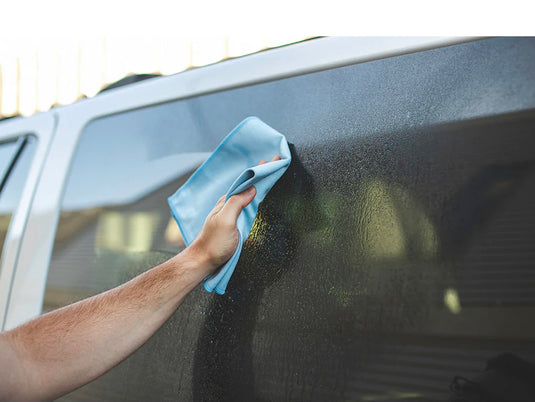Dry Shine Waterless Car Wash and Wax, Dual Pile Microfiber Towel 2 Pack