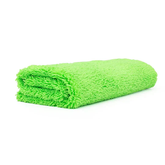 Load image into Gallery viewer, The Rag Company Creature Edgeless Dual Pile Microfiber Towel 16x16 Lime Green
